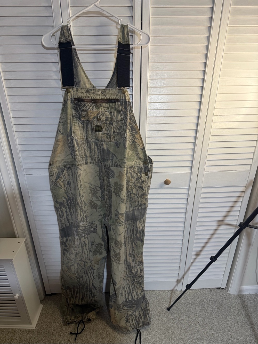 liberty Olive Green Printed Utility Overalls with Black Straps